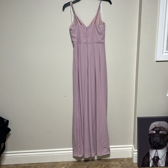 Lulus lavender faux wrap jumpsuit XS - Picture 3 of 4